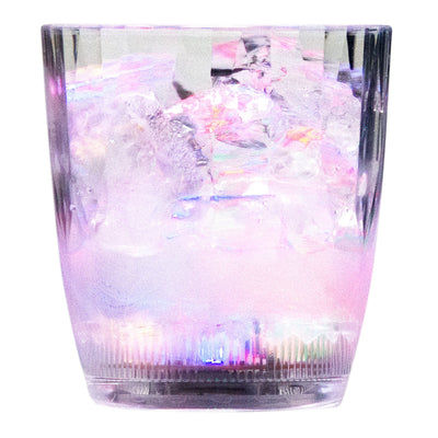 Liquid Activated Multicolor LED Lowball Glasses ~ Fun Light Up Drinking Tumblers - 10.5 oz. …